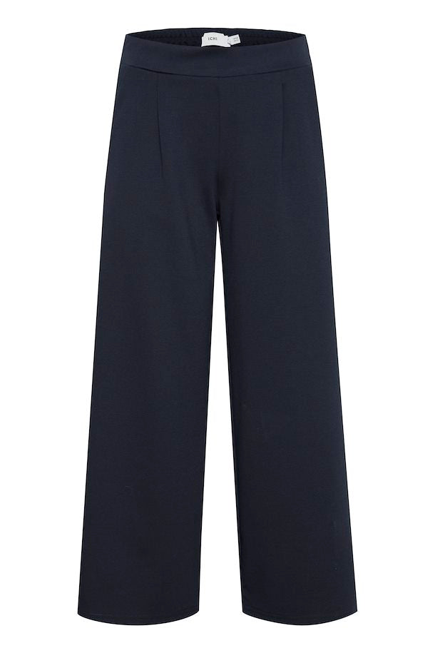 Kate Wide Trousers Total Eclipse Ichi