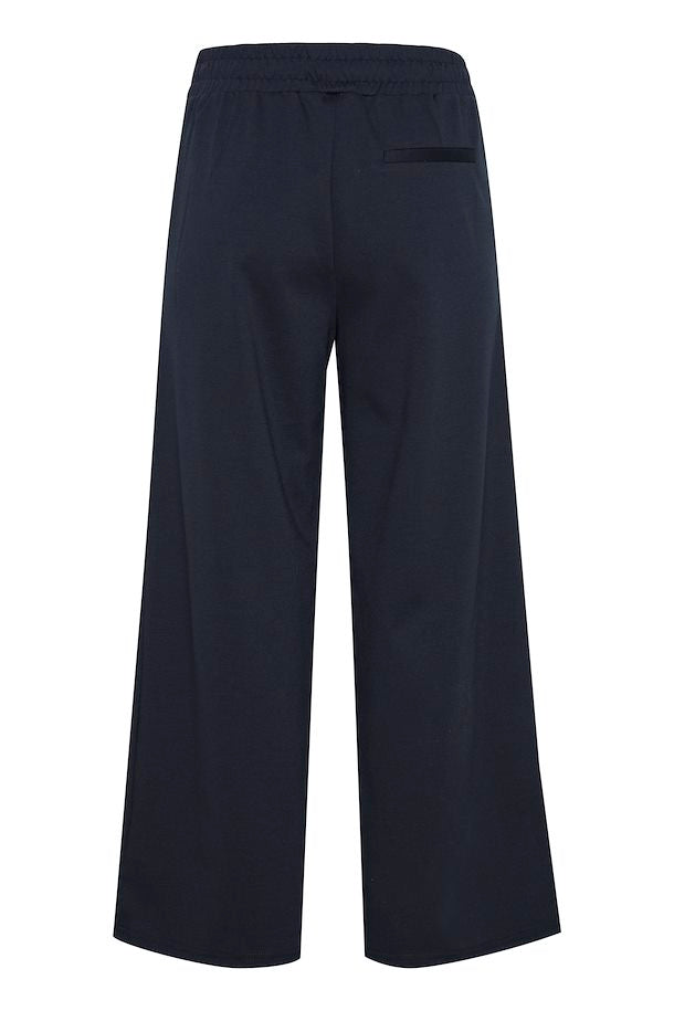 Kate Wide Trousers Total Eclipse Ichi