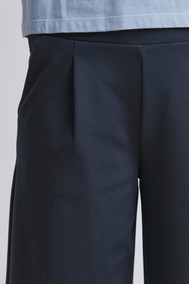 Kate Wide Trousers Total Eclipse Ichi