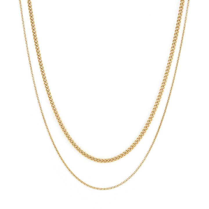 Monaco Gold Twenty Compass Necklace