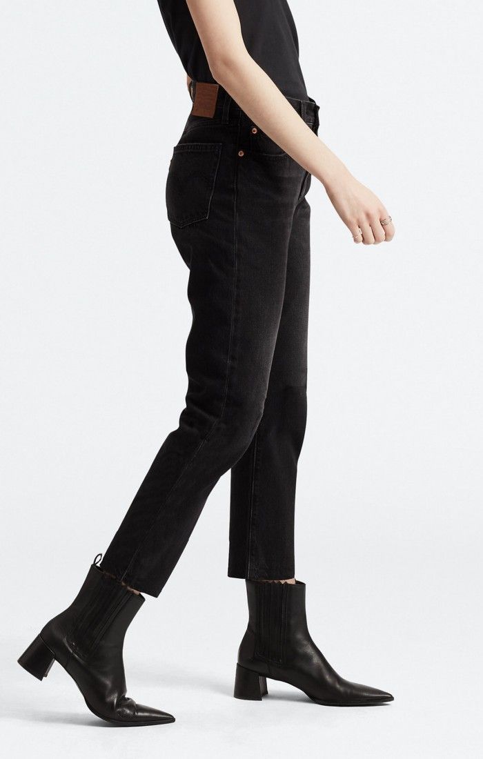 501 Crop Black Sprout Levi's Jeans