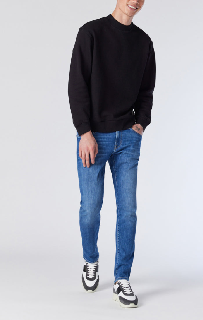 Jeans Jake Mid Brushed Feather Blue Mavi Jeans