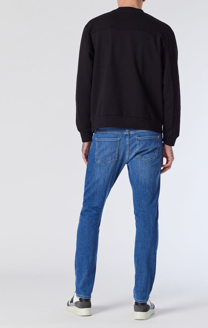 Jeans Jake Mid Brushed Feather Blue Mavi Jeans