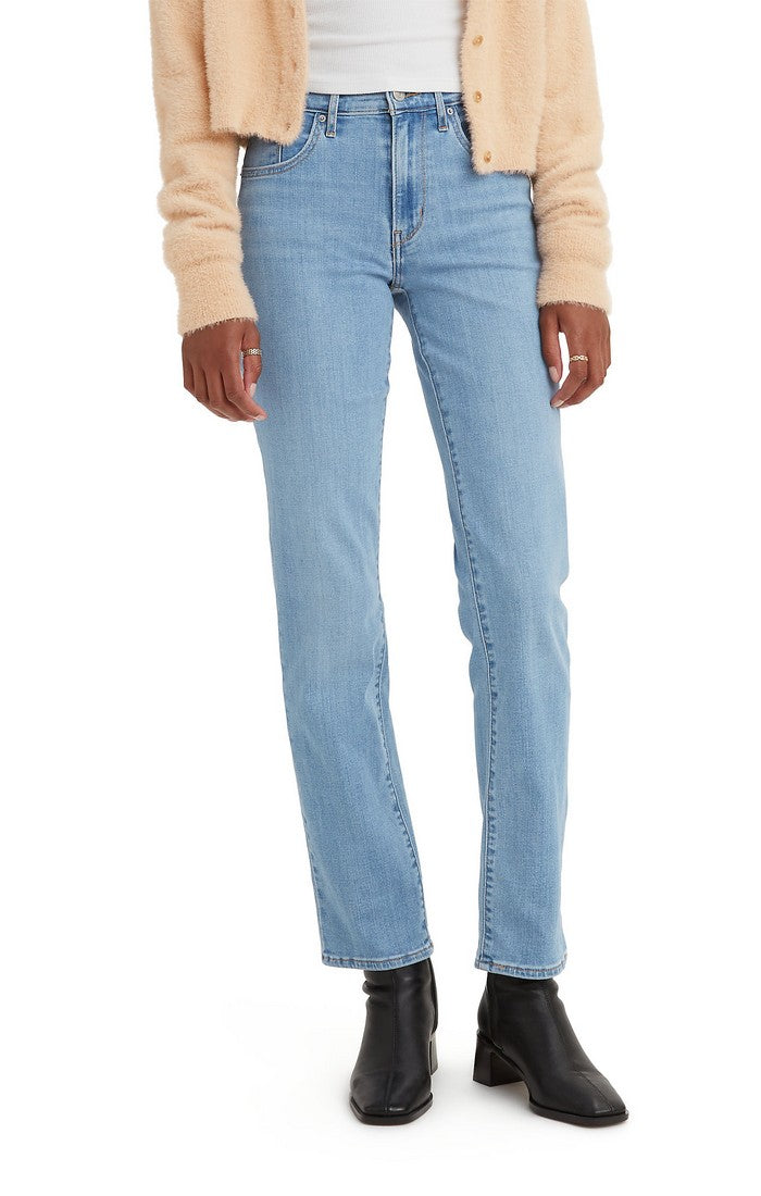 Levi's 724 Medium Indigo Worn In Jeans