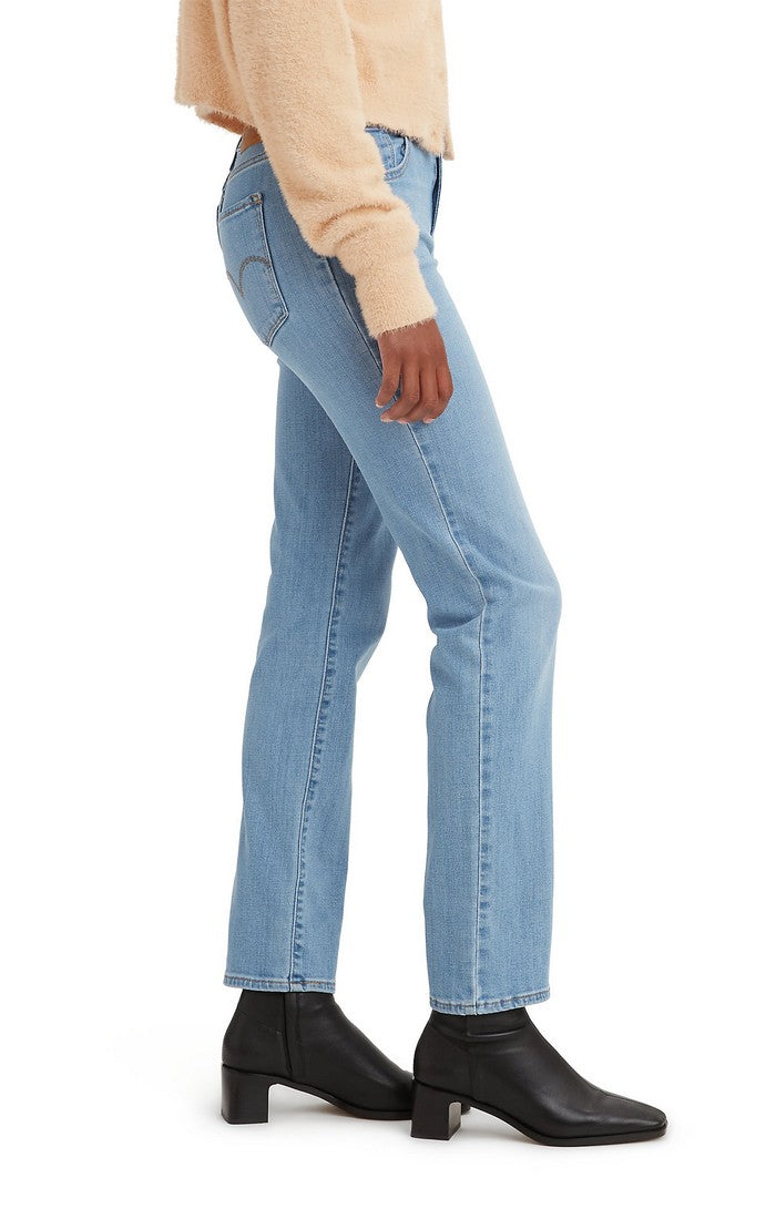 Levi's 724 Medium Indigo Worn In Jeans