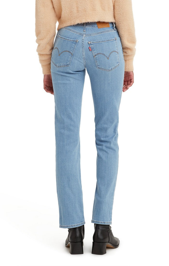 Levi's 724 Medium Indigo Worn In Jeans