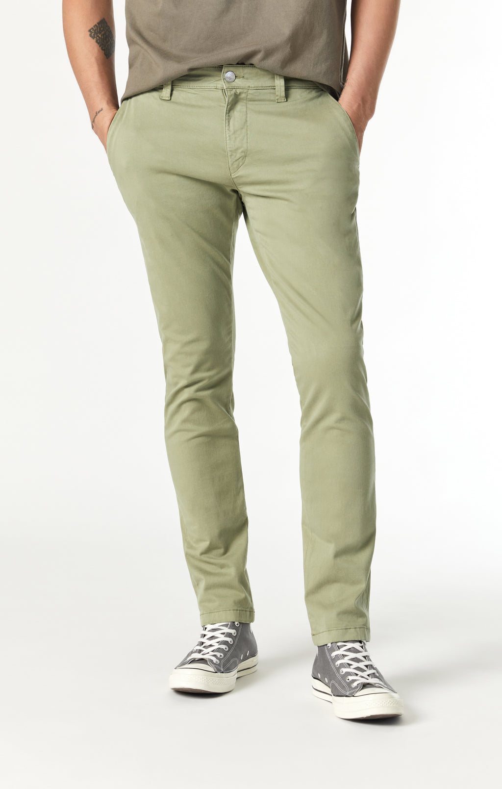 Johnny Oil Green Twill Mavi Jeans