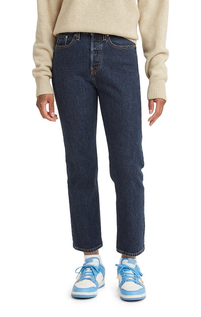 Levi's Dark Stone Salsa Wedgie Straight Jeans