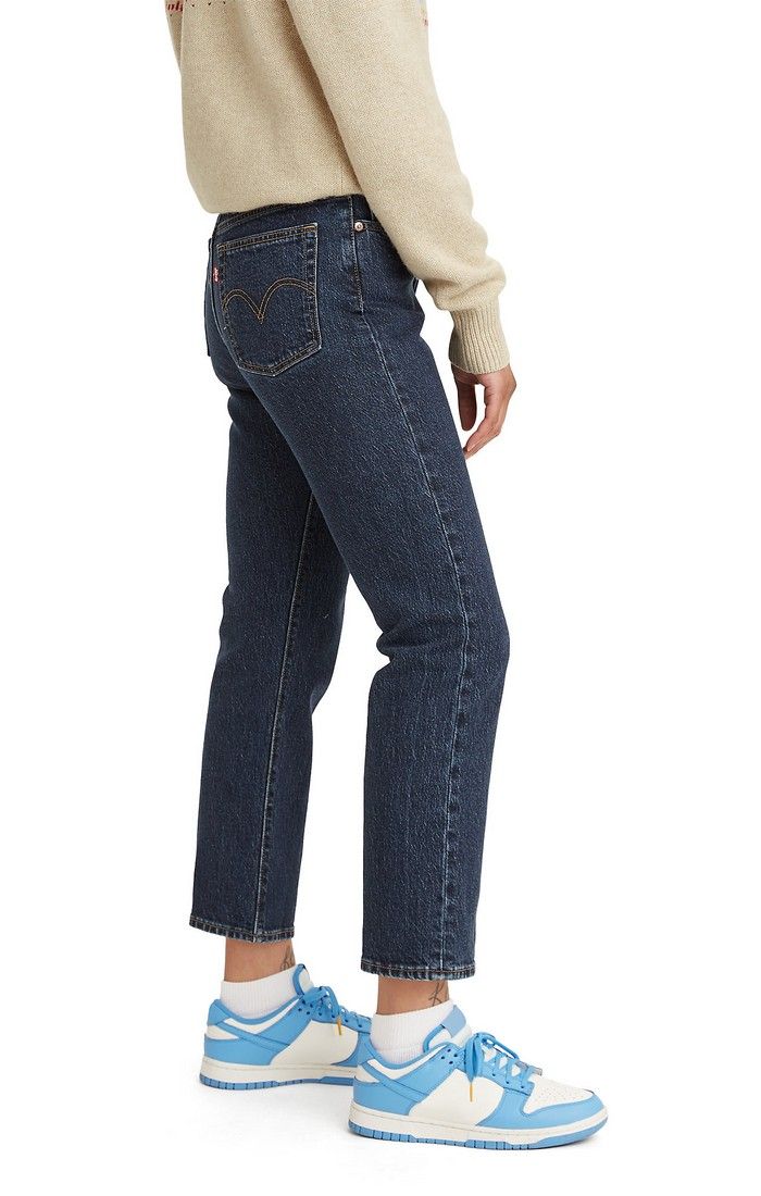 Levi's Dark Stone Salsa Wedgie Straight Jeans