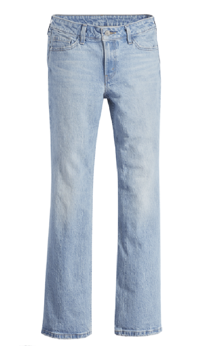 Jeans 70's High Flare Light Indigo Worn In Levi's